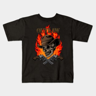 Cowboy skull Kids T-Shirt